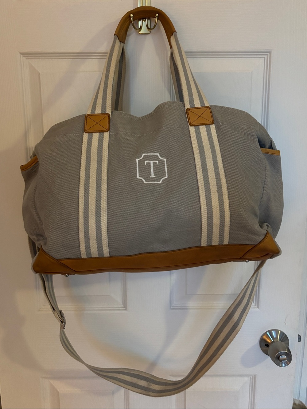 Pottery Barn Kids Classic Diaper Bag in Grey